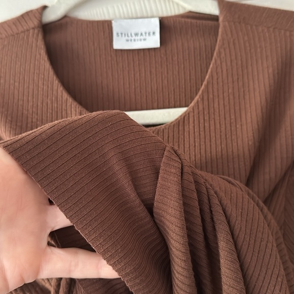 Stillwater L/S Chocolate Rib Cotton Maxi M - Picture 11 of 11